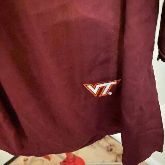 NWT UG Apparel Virginia Tech V-neck 3/4 Flared Sleeve Womens Top Size M - Picture 2 of 11